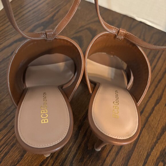 BCBGENERATION Karli Dress Sandals Women's Shoes In Caramel SZ: 9 - Picture 9 of 16